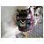 Gonna corta patchwork Louis Féraud Marrone Nero Rosa Bianco Multicolore Verde Porpora - vista 3