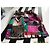 Gonna corta patchwork Louis Féraud Marrone Nero Rosa Bianco Multicolore Verde Porpora - vista 6