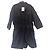 Zara Mono corto de mezclilla negro