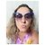 Occhiali da sole Moschino Cat Eye Blu Porpora - vista 17