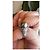 Anello Mauboussin Perla Grigia e Diamanti Bianco Grigio Silver hardware - vista 3