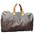 Borsa da viaggio Louis Vuitton Monogram Speedy 40 Marrone Monogramma