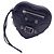 Balenciaga Portagioielli Le Cagole Heart Pouch in pelle nera Nero