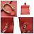 Gucci Borsa a tracolla Dionysus Wallet on Chain WOC in pelle rossa Rosso - vista 5