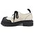 Scarpe Marni DADA DERBY Nero Bianco - vista 2
