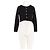 Autre Marque SLEEPER Cardigan gerade schwarz Viscose XS