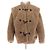 Isabel Marant Etoile Abrigo de piel marrón Castaño