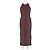 Autre Marque Abito in cotone bordeaux DL1961 Bordò