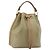 Céline CELINE Macadam Canvas Hand Bag PVC Beige Gold