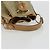 Céline CELINE Macadam Canvas Hand Bag PVC Beige Gold - vista 7