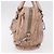 PRADA Gathered Hand Bag Leather 2way Pink Silver - vista 4