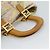 FENDI Hand Bag Canvas Beige Gold - vista 7