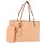 FENDI Celeria Hand Bag Leather With Pouch Orange Gold