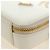 PRADA Chain Shoulder Mini Bag Safiano leather White Gold - vista 19