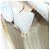 PRADA Chain Shoulder Mini Bag Safiano leather White Gold - vista 27