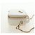 PRADA Chain Shoulder Mini Bag Safiano leather White Gold - vista 4
