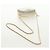 PRADA Chain Shoulder Mini Bag Safiano leather White Gold - vista 8