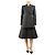 Prada Completo due pezzi blazer e gonna grigio - size UK 10