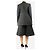 Prada Completo due pezzi blazer e gonna grigio - size UK 10 - vista 2