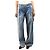 Ermanno Scervino Vaqueros combat azules - size UK 8