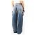 Ermanno Scervino Vaqueros combat azules - size UK 8 - vista 3