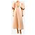 Maje Vestido midi rosa de mangas abullonadas - size UK 14 - vista 3