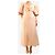 Maje Vestido midi rosa de mangas abullonadas - size UK 14 - vista 4