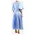 Maje Vestido azul de mangas abullonadas - size UK 14 - vista 2