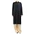 Joseph Vestido camisero de crepé negro - size UK 12