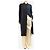 Joseph Vestido camisero de crepé negro - size UK 12 - vista 3