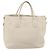 PRADA Hand Bag Vittero Dino Leather 2way White Gold - vista 2