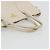 PRADA Hand Bag Vittero Dino Leather 2way White Gold - vista 7