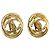 CHANEL COCO Mark Earring Metal Gold CC