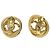 CHANEL COCO Mark Earring Metal Gold CC - vista 3