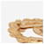 Chanel Spilla Gold Coco Mark wreath 25 D'oro - vista 2