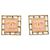 Chanel Orecchini a lobo Coco Mark B24S oro e rosa D'oro