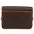 Céline CELINE Macadam Shoulder Bag PVC Leather Brown Gold - vista 2