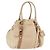 PRADA Tote Bag Leather 2way Beige Gold
