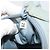 PRADA Hand Pouch Nylon Light Blue Silver - vista 12