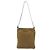 FENDI Shoulder Bag Corduroy Beige Silver - vista 2