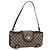 Céline CELINE Macadam Canvas Hand Bag Brown Gold