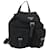 PRADA Rucksack Nylon Black Silver