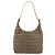 FENDI Zucchino Canvas Shoulder Bag Beige - vista 13