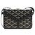 GOYARD Herringbone Minodiere Trunk Bag PVC Black Silver - vista 2