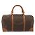 Céline CELINE Macadam Canvas Boston Bag PVC Leather Brown Gold - vista 2