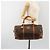 Céline CELINE Macadam Canvas Boston Bag PVC Leather Brown Gold - vista 22
