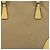 PRADA Hand Bag Canvas Beige Silver - vista 3