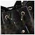 Céline CELINE Macadam Shoulder Bag PVC Leather Black Gold - vista 10