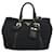 PRADA Hand Bag Nylon Leather 2way Black Gold - vista 13