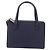 LOEWE Bolso de mano de piel 2way Navy Silver - vista 2